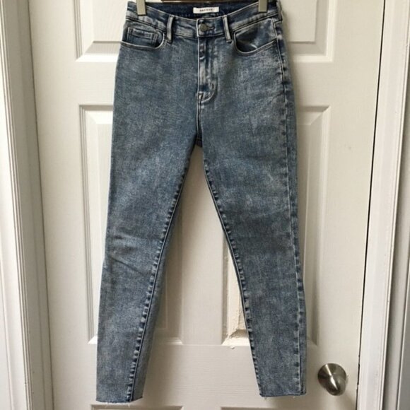 PACSUN Blue Acid Wash High Rise Jeggings - Picture 2 of 8